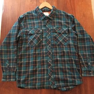 RVCA Blue Plaid Flannel